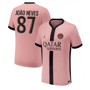 Paris Saint-Germain Joao Neves #87 Rezervni Dres 2024-25 Kratak Rukavima